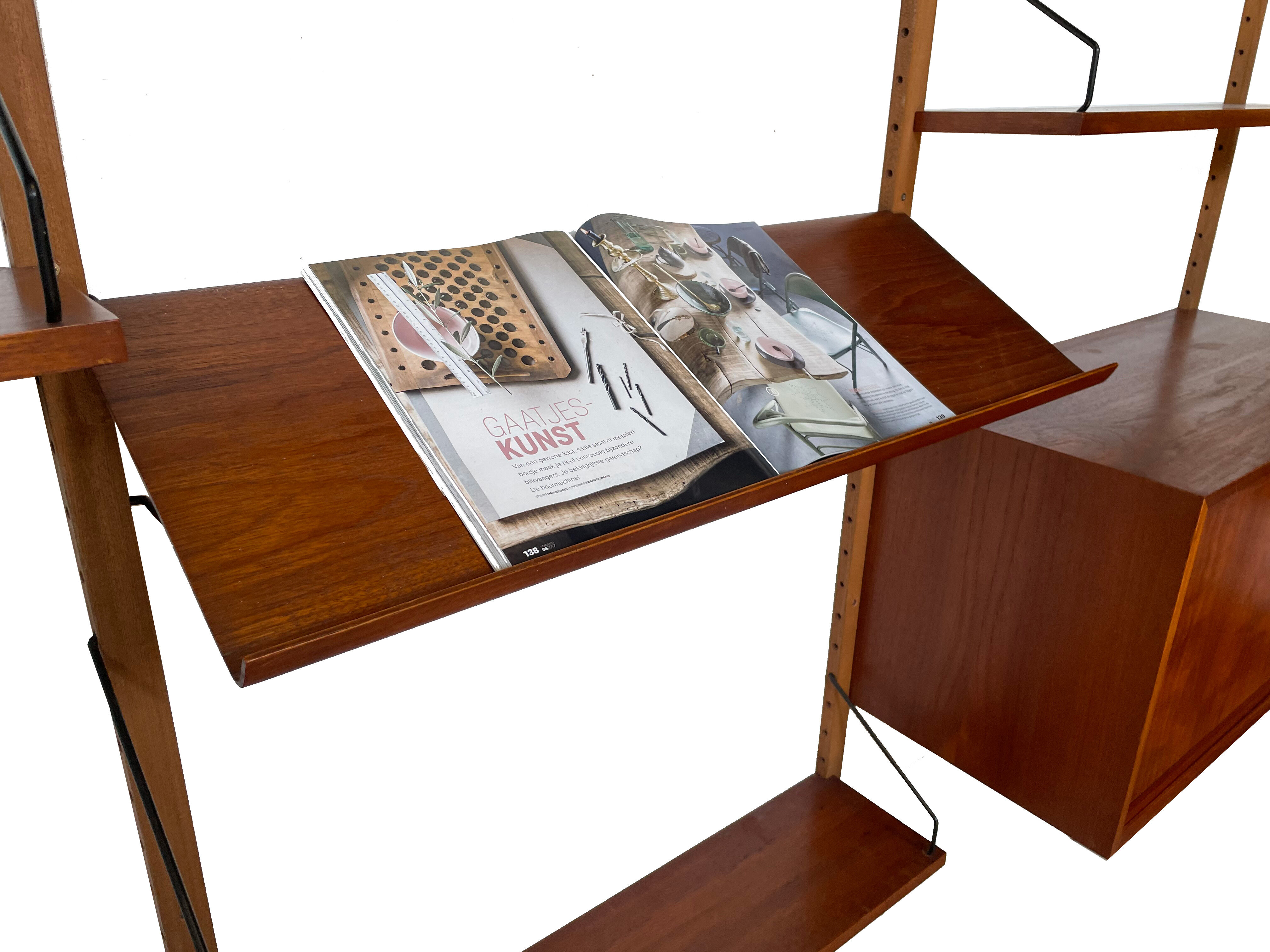 Vintage Poul Cadovius Royal System wall system wall unit