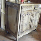 Bahut noyer blond ancien