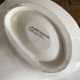 Longchamp asparagus dish in ironstone and slipware, 1900