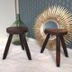 Pair of tripod stools