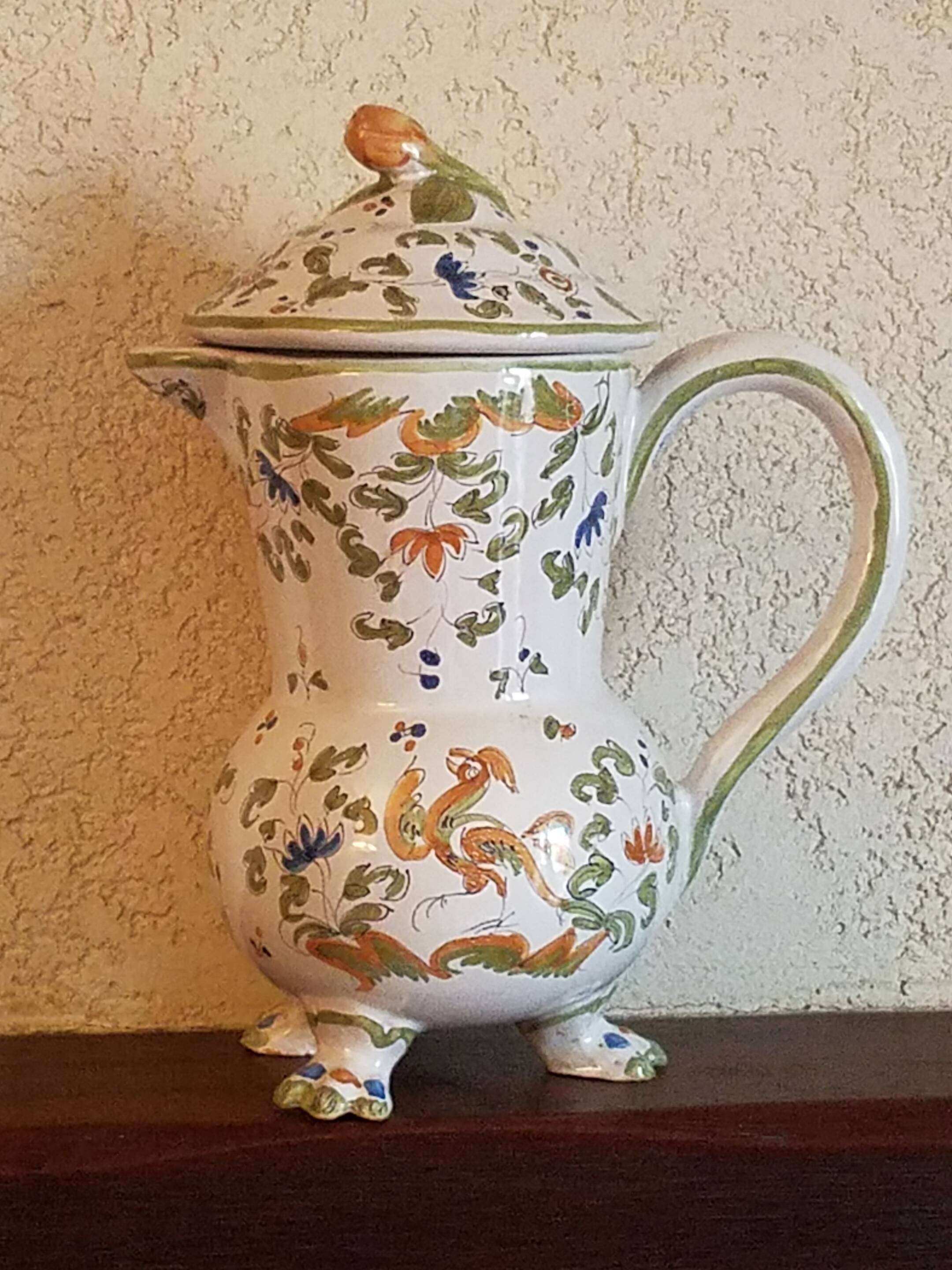 Verseuse en faïence ancienne Martres-Tolosane