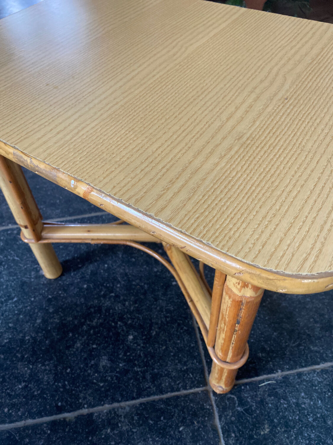 Rattan children's table