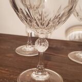 Crystal champagne glasses