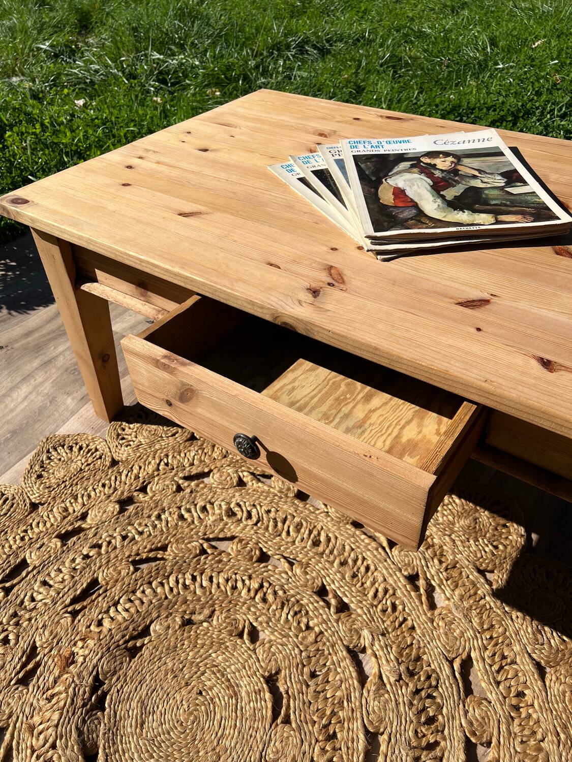 Pine coffee table