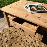 Table basse en pin