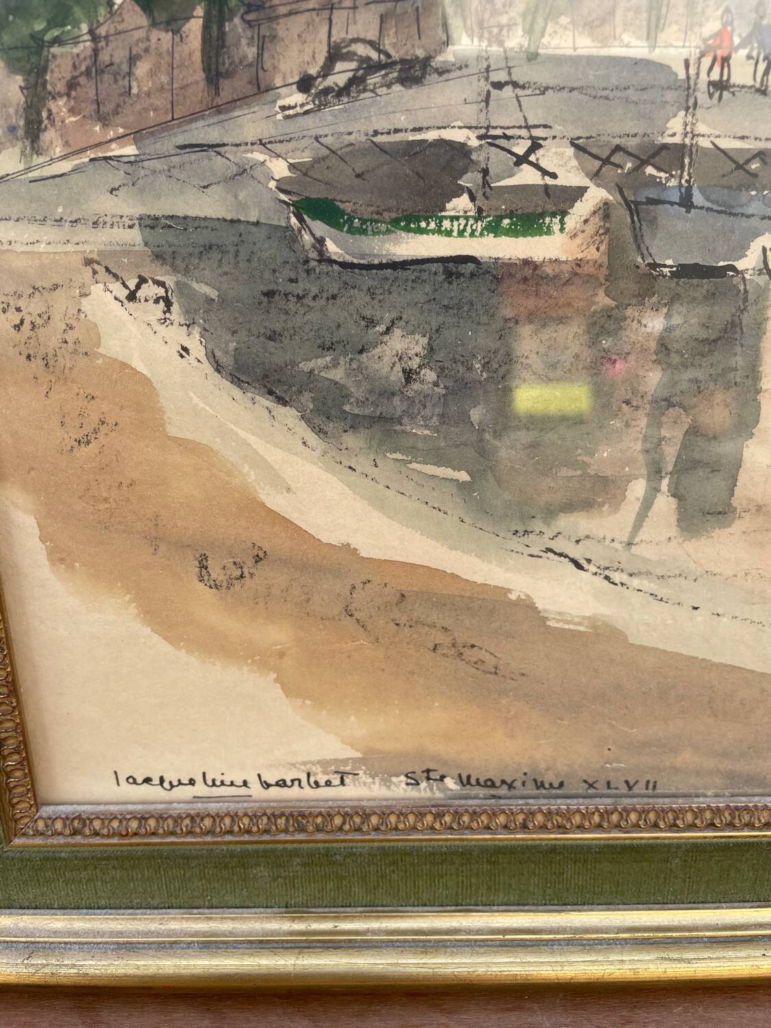 watercolour from the 1930s by Jacqueline Barbet