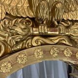 Mirror 212x101 cm empire era early nineteenth, gilding with gold leaf very good condition