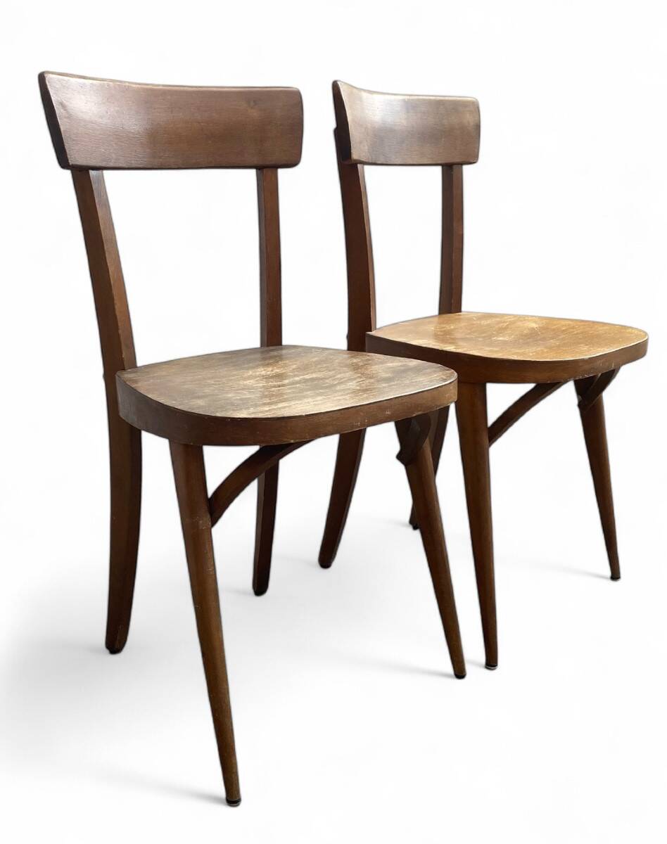 Lot de 2 chaises vintage Stella – Années 60