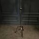 Lampadaire brutaliste en ferronnerie 1970 pied tripode