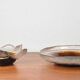 Mid-century Finnish glass bowl by Pertti Santalahti for Humppila, 1960s, set of 2.