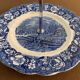 Blue and white porcelain servant or display Palissy Pottery Staffordshire England 1960