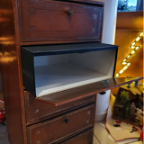 Five-drawer leather carder