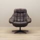 Leather swivel armchair, Danish design, 1960s, designer: H.W. Klein, manufacture: Bramin