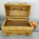 Wicker basket with a handle, vintage
