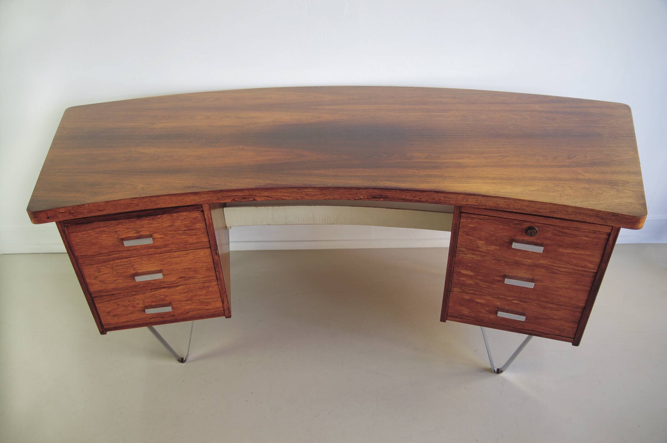 vintage boomerang desk Pastoe
