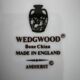 Set of 12 flat plates in English porcelain Wedgwood model Amherst.
