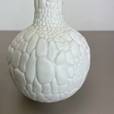 Set of 2 Original OP Art Biscuit Porcelain Vases by AK Kaiser, Germany, 1970s