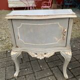 Pair of beech bedside tables