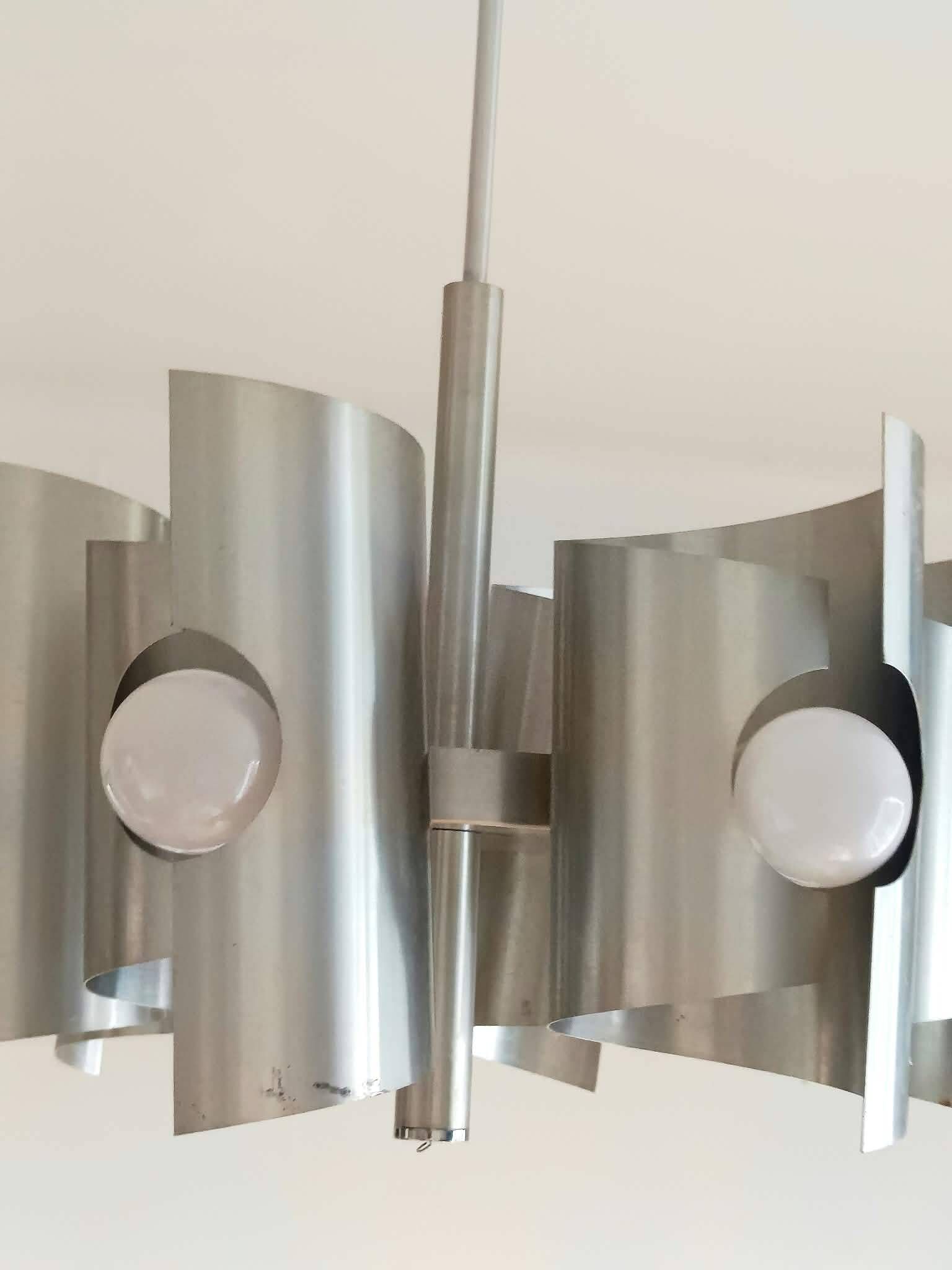 Lustre space age aluminium 1970 Polam Bielsko