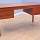 Danish writing desk in teak by Domino Møbler Danmark, 1960s