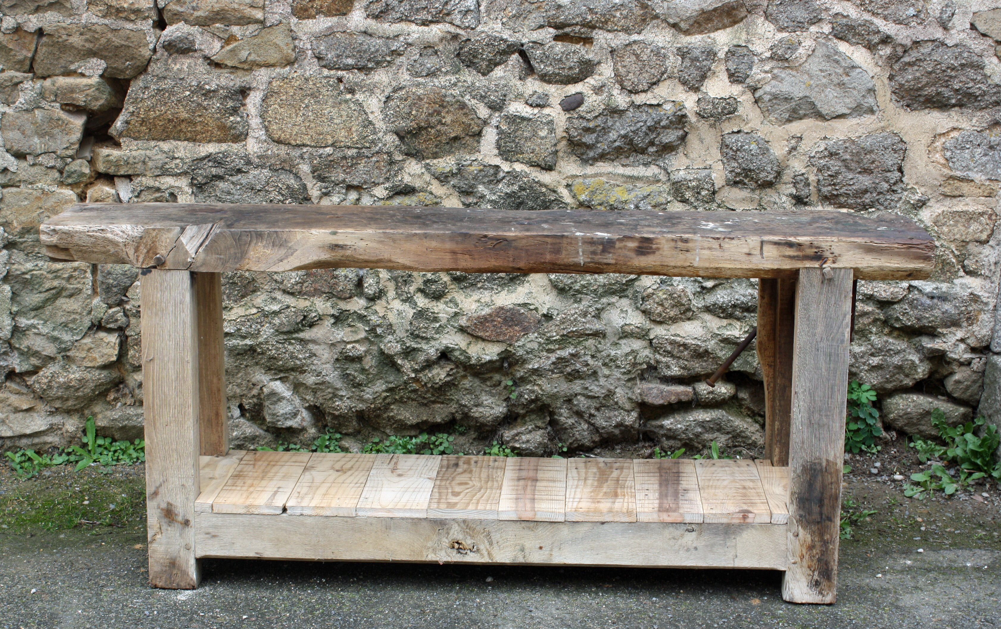 Old wooden Workbench