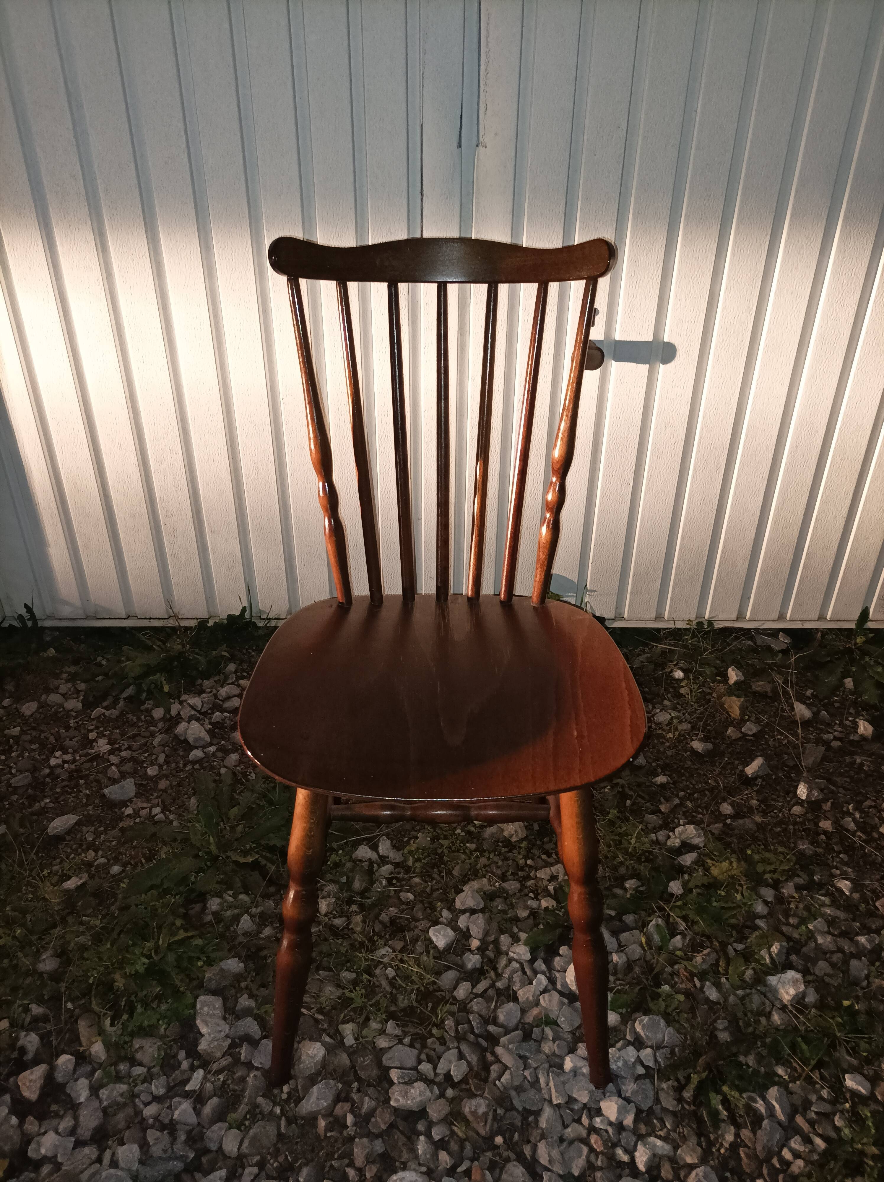 Old Baumann minuet vintage wood bistro chair