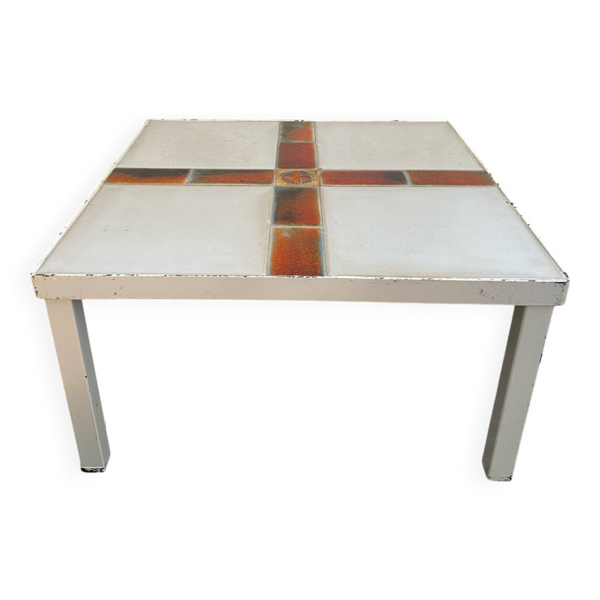 Table basse en céramique, années 1950-1960