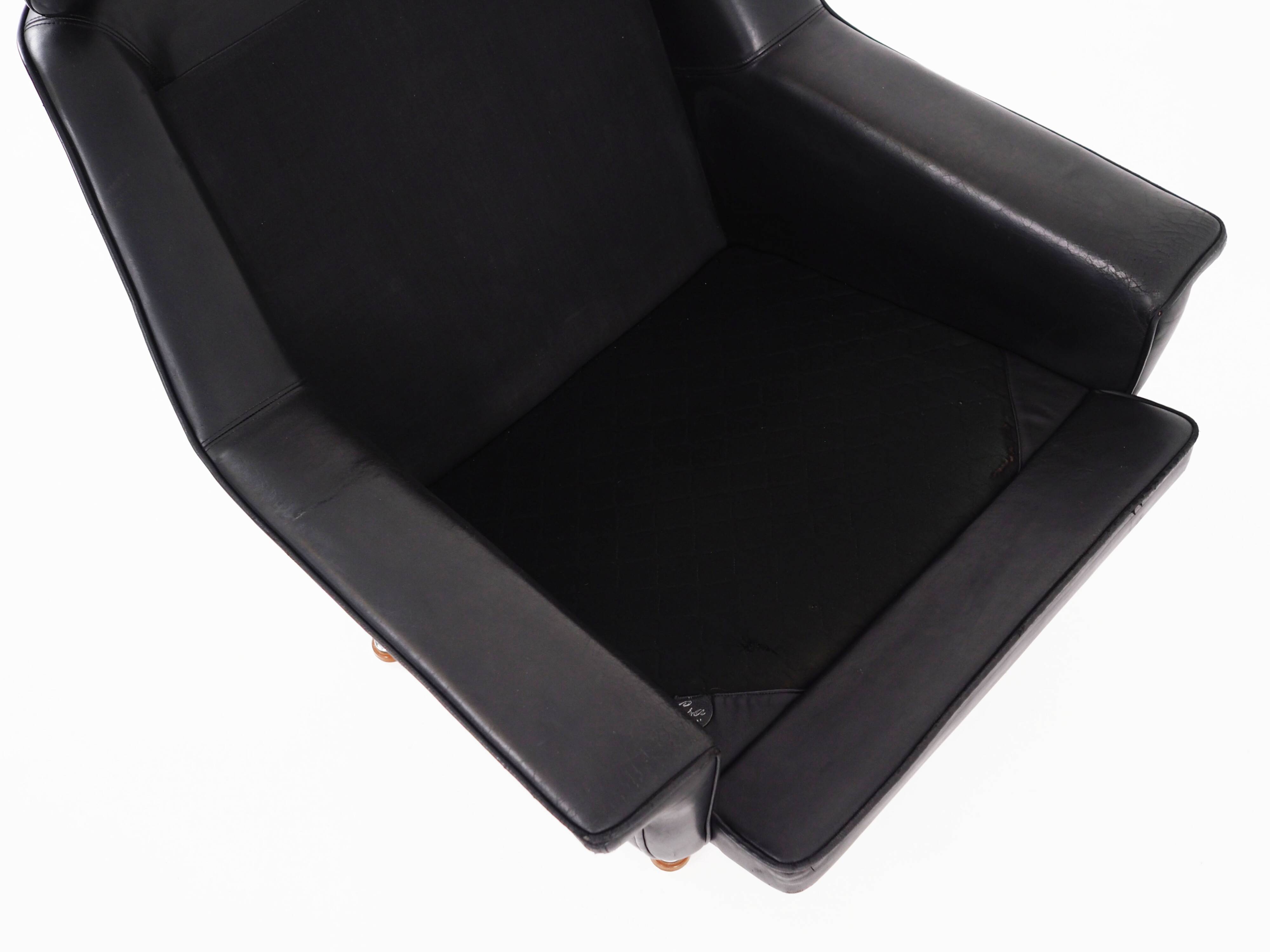 Office armchair, Danish design, 1970s, designer: Werner Langenfeld, manufacture: Esa