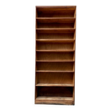 Large vintage wooden bookcase