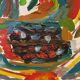 Peinture composition abstraite