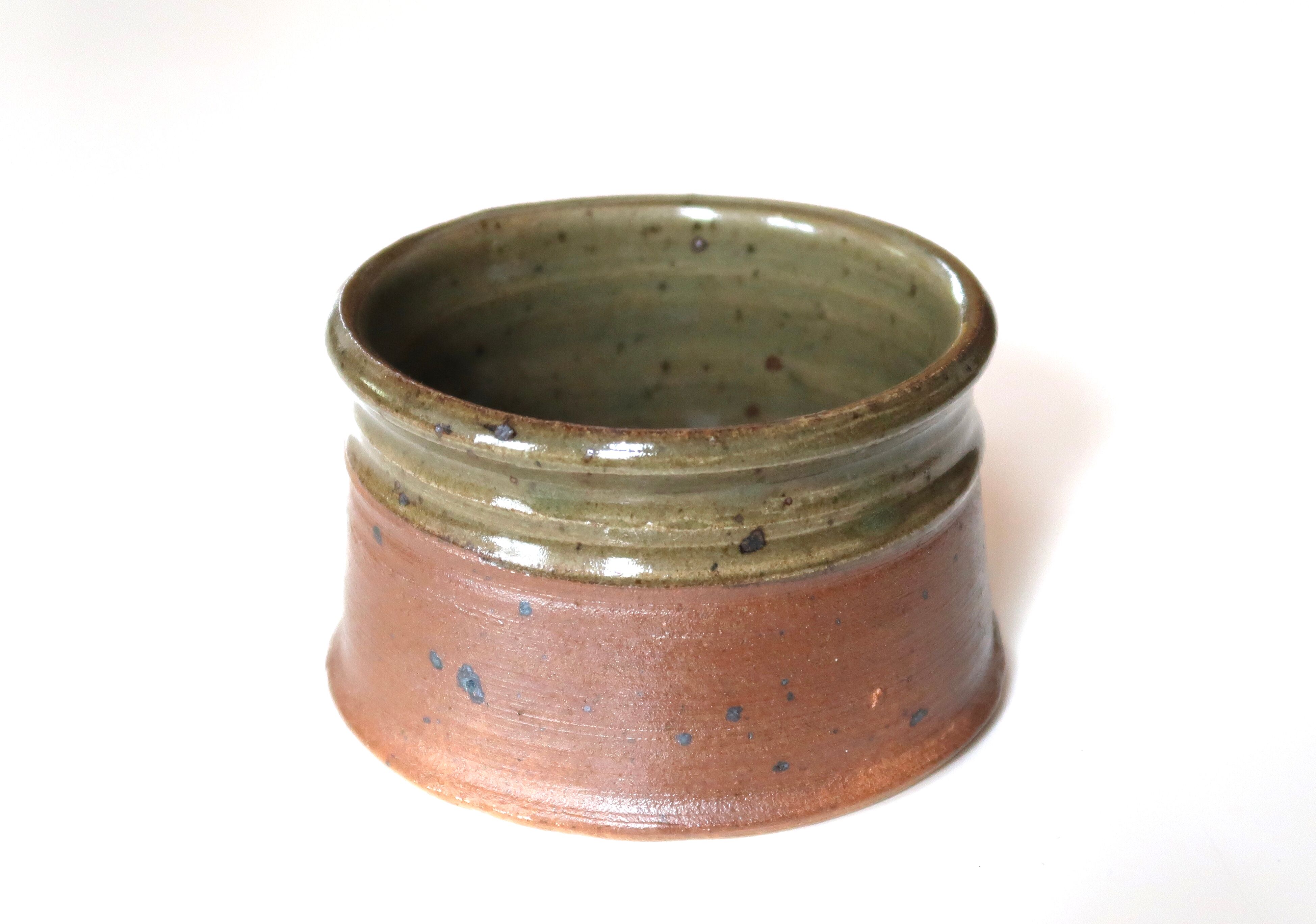 Sandstone sugar bowl by Pierre Digan, 60s