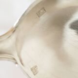 Dessert spoons, silver teaspoons