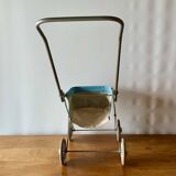 Poussette vintage pliable pour poupée