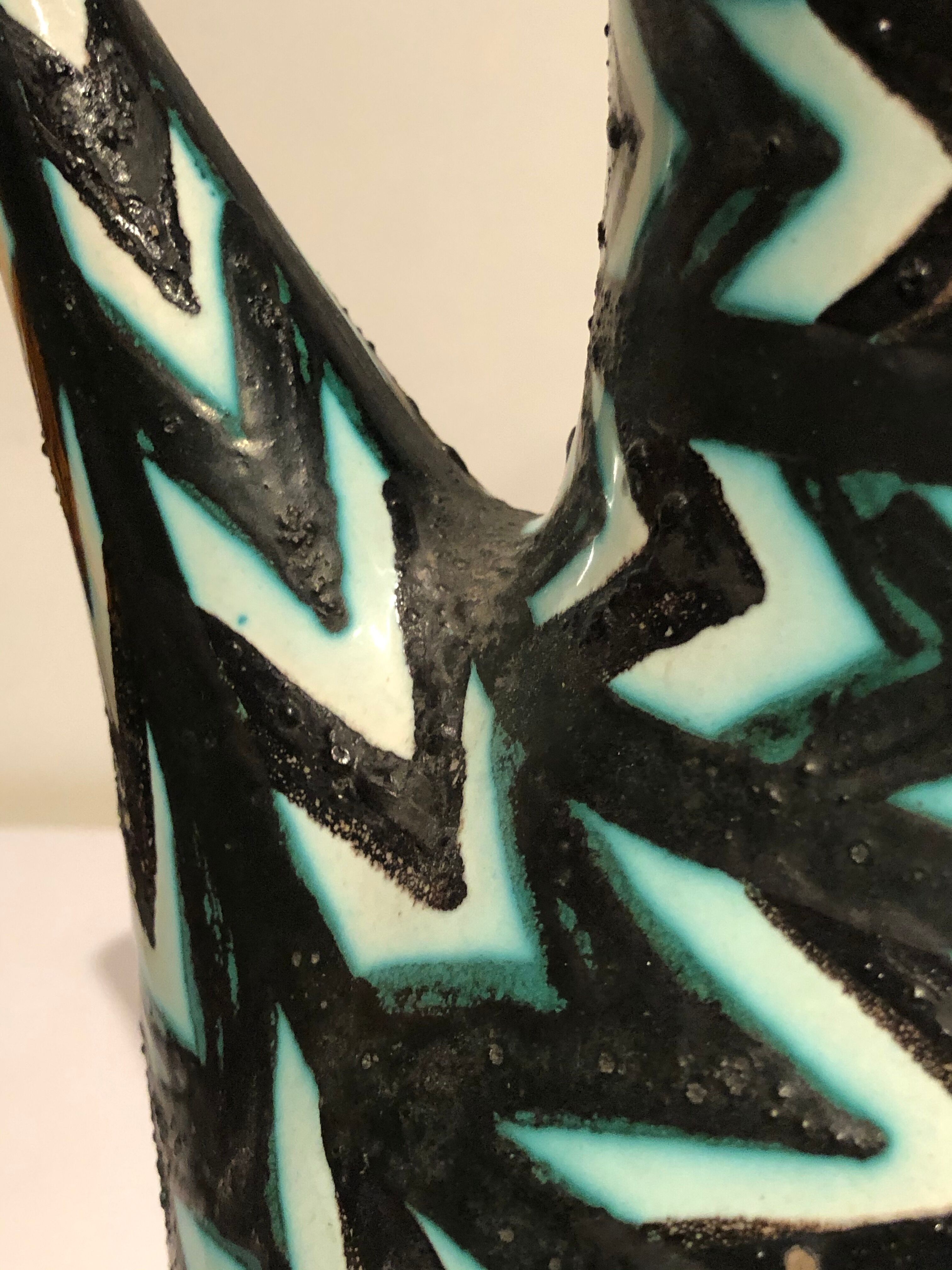 Pitcher vase in ceramics 50/60s Vallauris