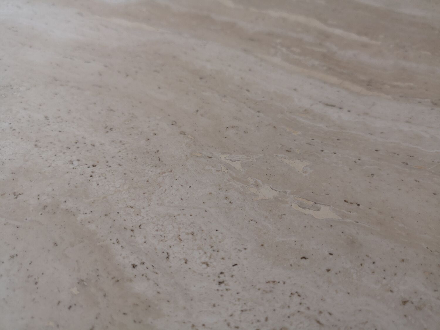 Rectangular travertine coffee table, circa 1970