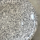 Italian speckled stoneware salad bowl