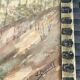 Belgian watercolour Sunset in Houffalize signed J. Dupont