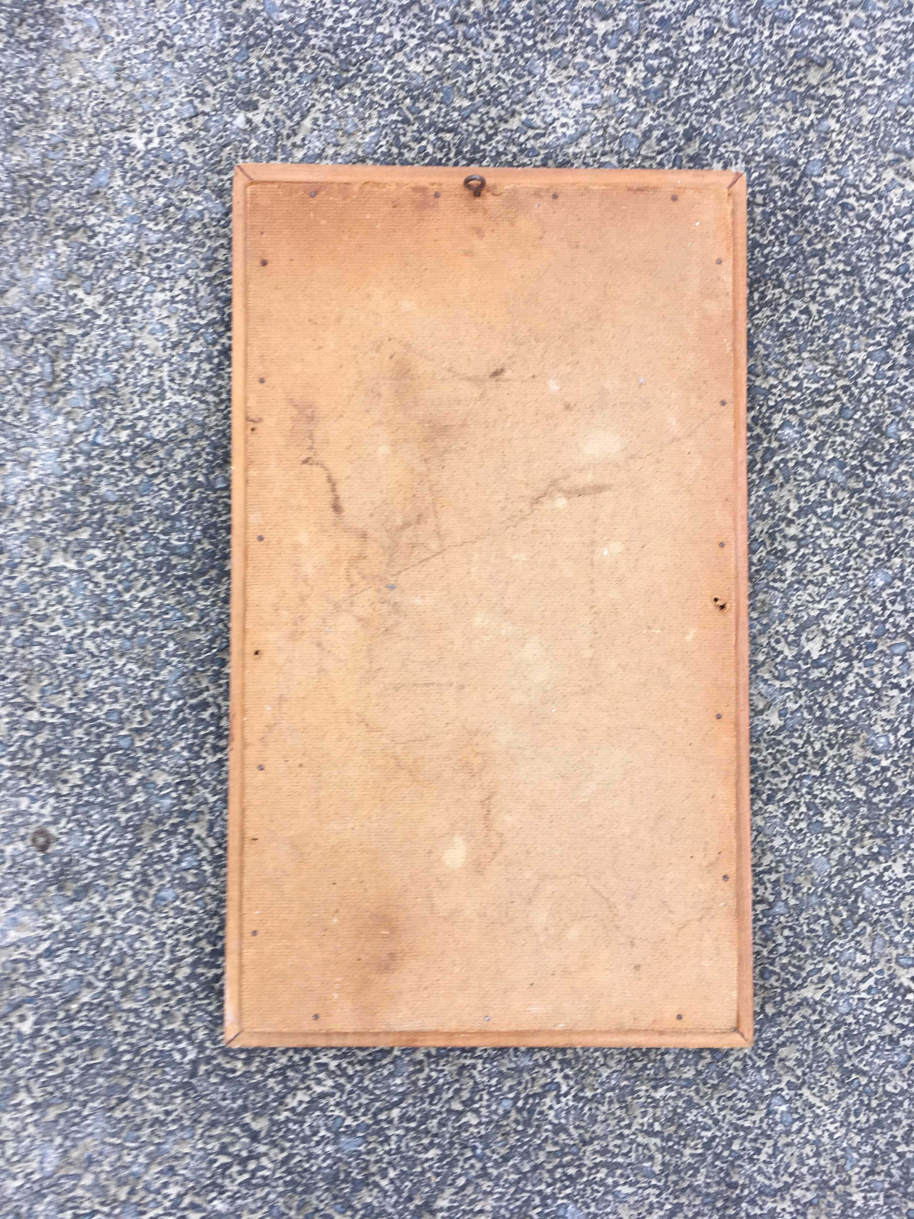 Old stitched mirror 31x52cm