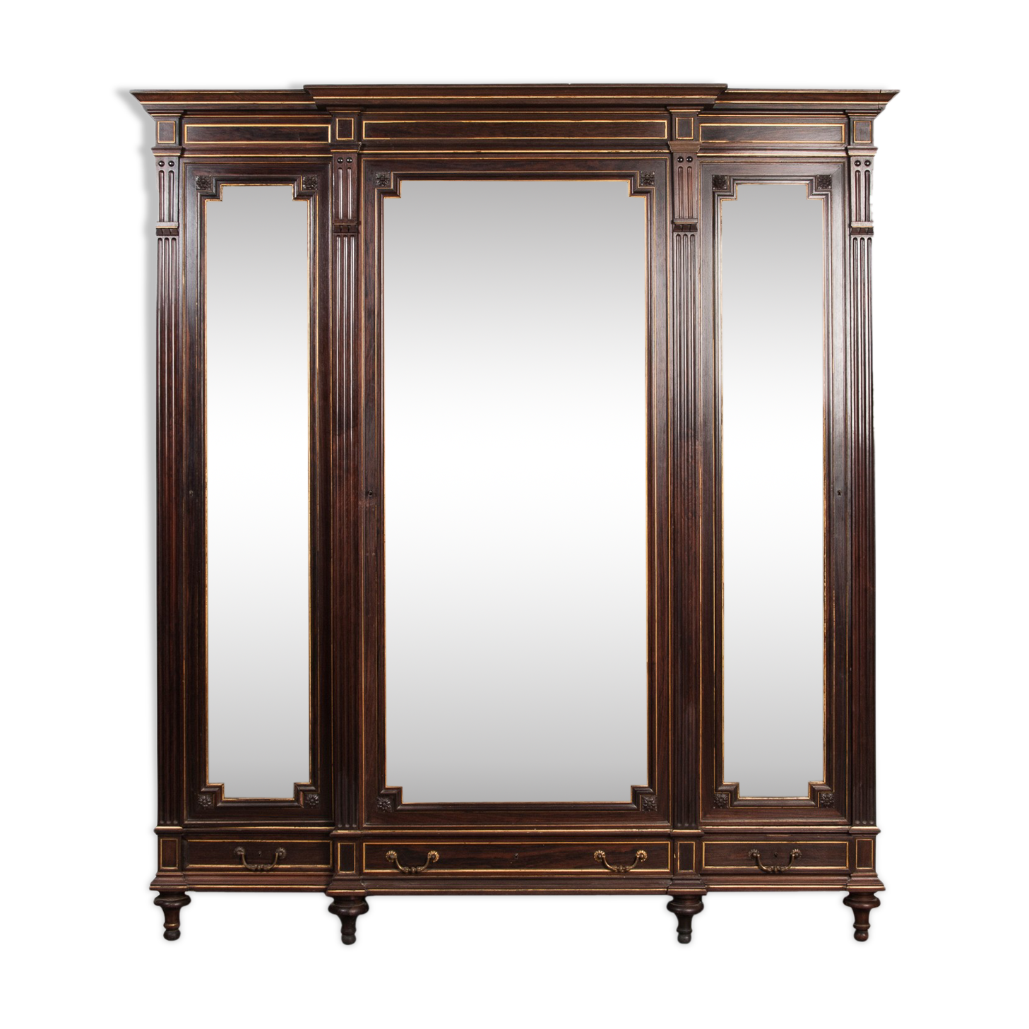 Mirror doors wardrobe