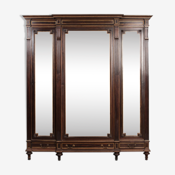 Armoire portes miroirs