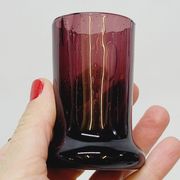 5 Petits Verres A Liqueur Gobelets A Vodka En Verre Soufflé Bullé Prune Biot?