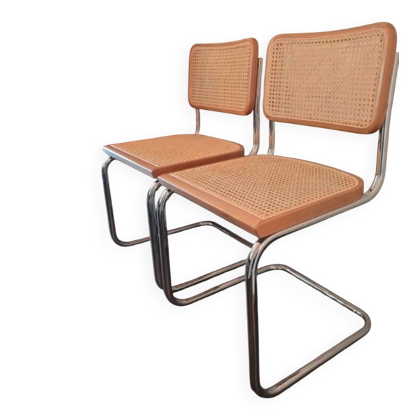 Chaise Cesca b32 Hêtre Clair - Marcel Breuer-Estampillée (12 dispos)