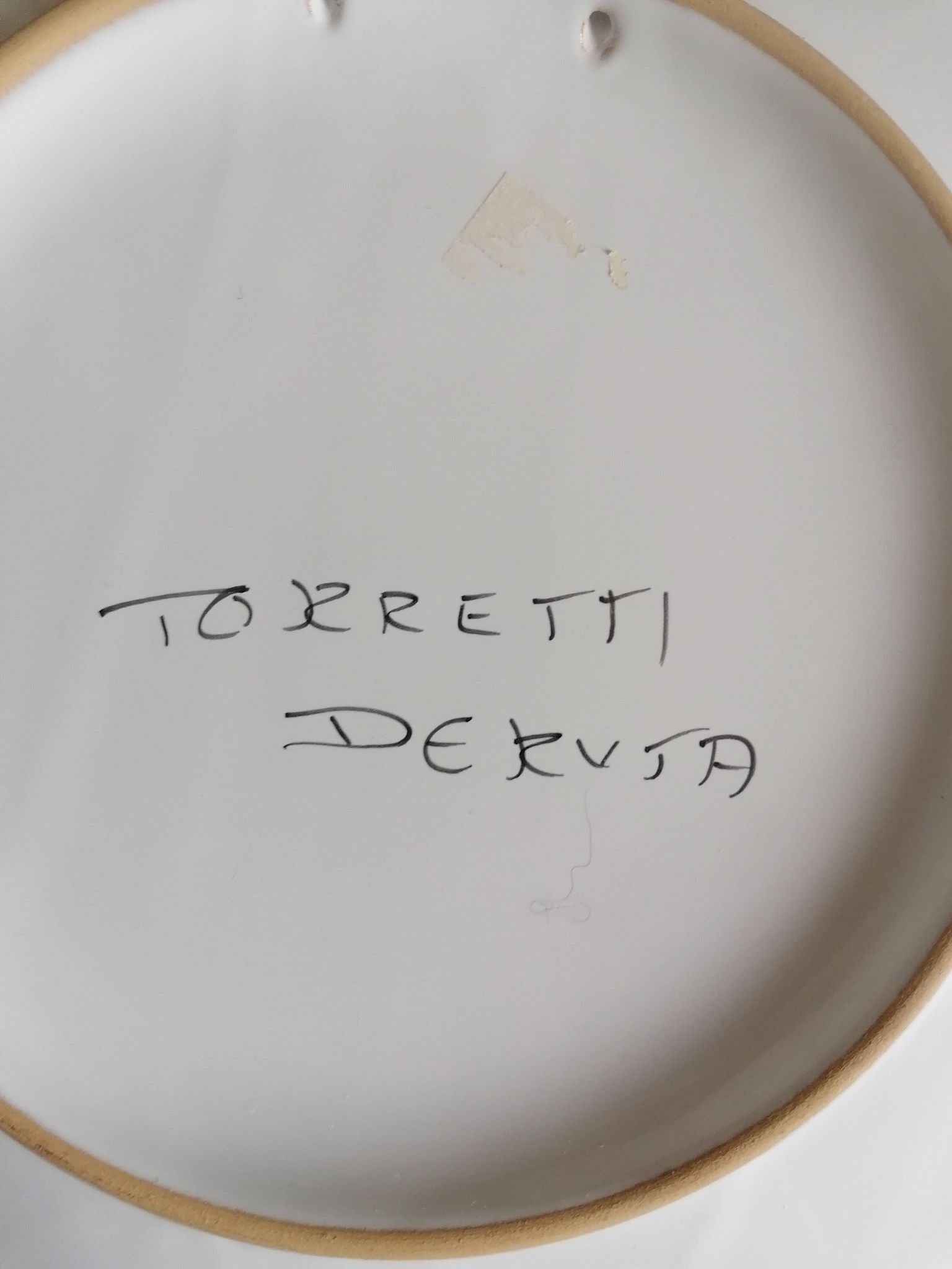 Raffaellesco plate from Deruta