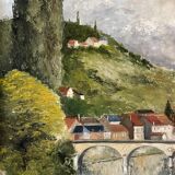 Diptych of a Dordogne landscape