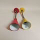 Pair of diabolo wall lamps 70s Marianne Hagberg