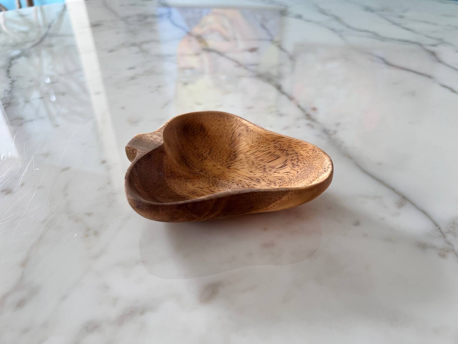 Small mango wood pocket tray