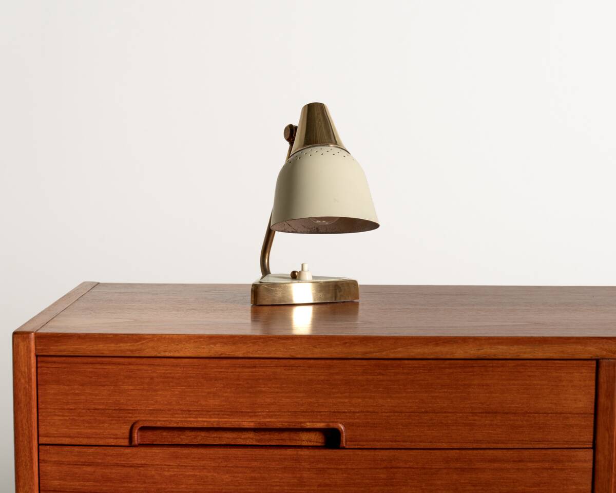 Swedish table and wall lamp, 1940s