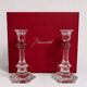 Baccarat - Candlestick (2) - Crystal, Glass - Harcourt candlestick Red
