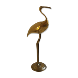 Bird statuette ibis brass