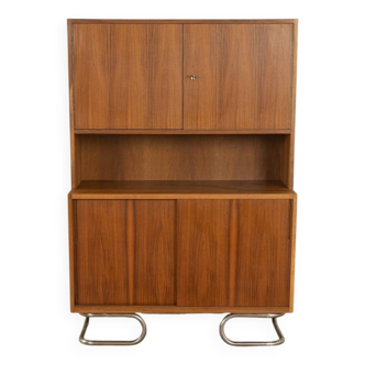 Buffet en placage de noyer, années 1950